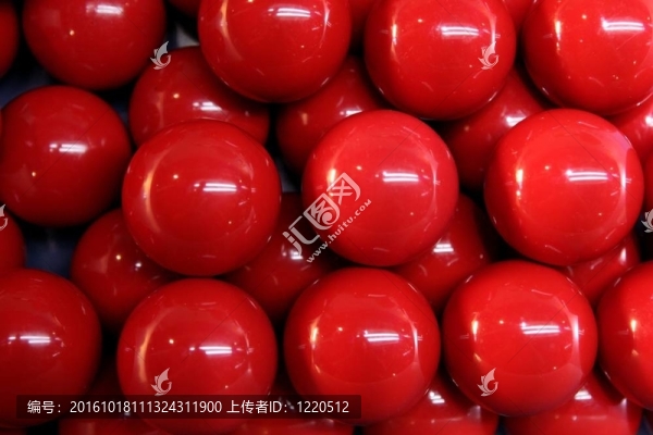 臺(tái)球許多紅球排背景紋理