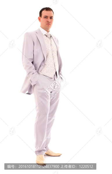 穿婚紗的年輕人