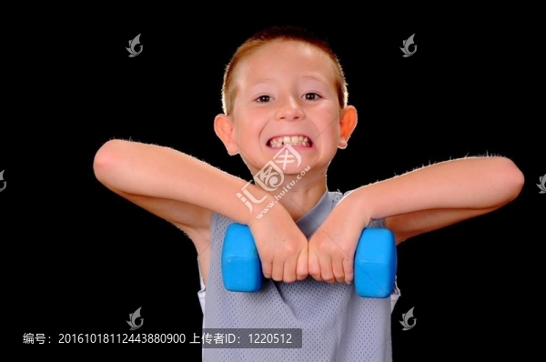 健康和健身男孩