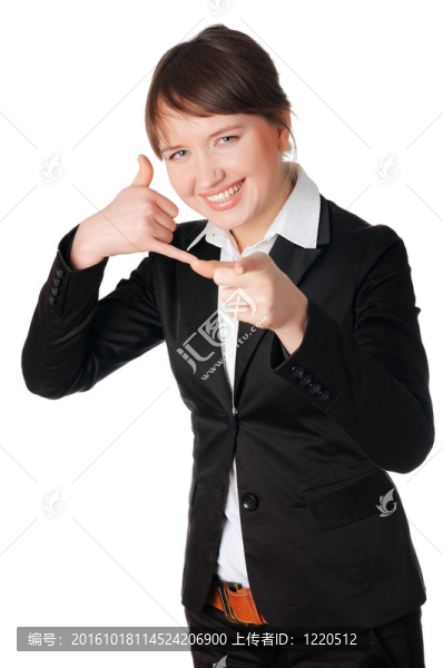 迷人的年輕商人