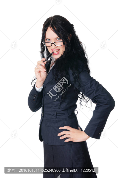 迷人的年輕商業(yè)女性