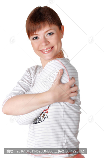 迷人的年輕女人