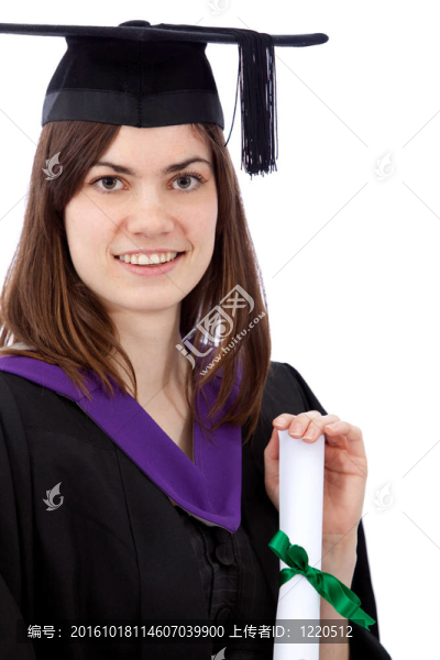 畢業(yè)的女人肖像