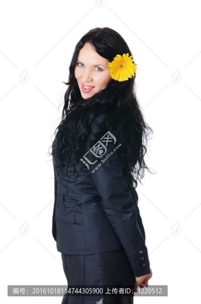 迷人的年輕商業(yè)女性