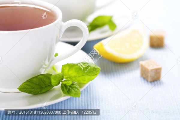 新鮮薄荷茶