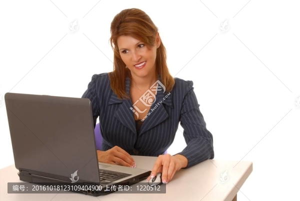 可愛的女商人