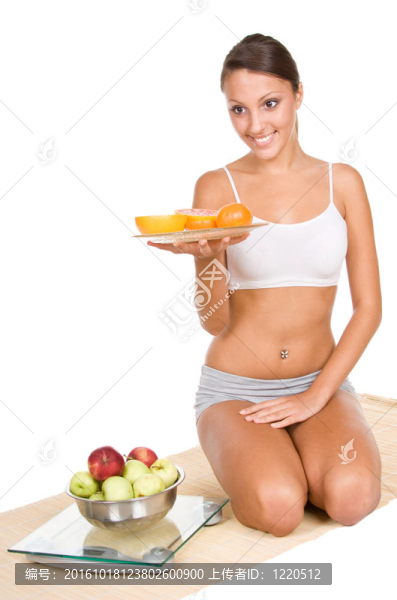 女人與水果