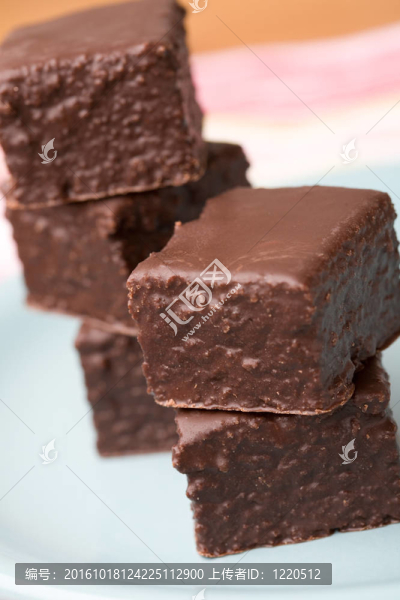 美味的巧克力蛋糕