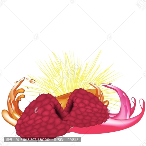 汁飛濺