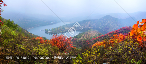 百丈崖水庫全景圖