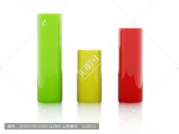 條形圖圖標(biāo)白色隔離