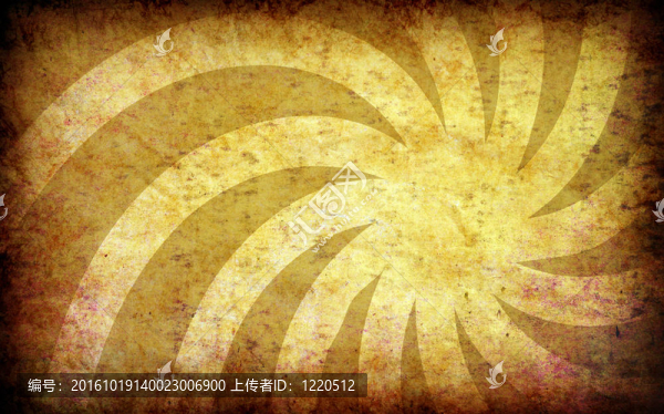 黃色老式垃圾背景太陽光