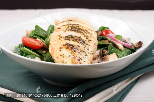 雞胸肉色拉