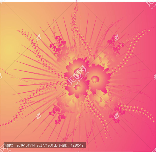 Flowers。插畫