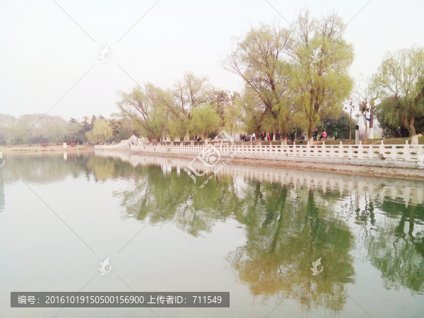 公園湖邊風(fēng)景