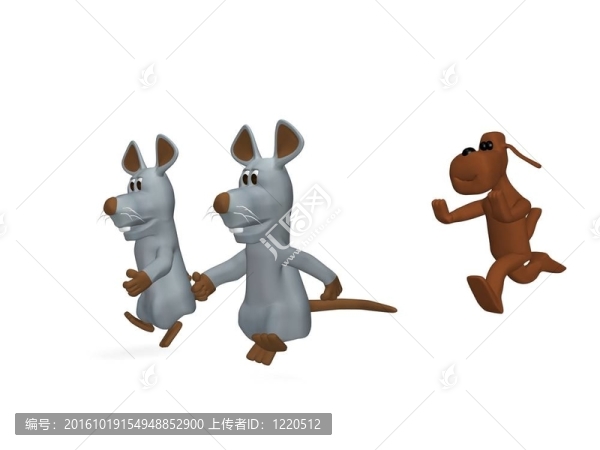 可愛的動物跑
