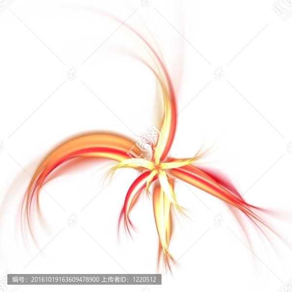 橙色摘要火花