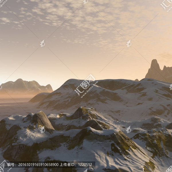 3D奇幻冬山景觀