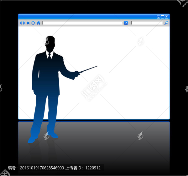 商家背景與網(wǎng)頁瀏覽器空白頁
