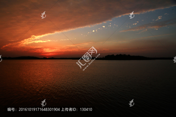 濕地晚霞