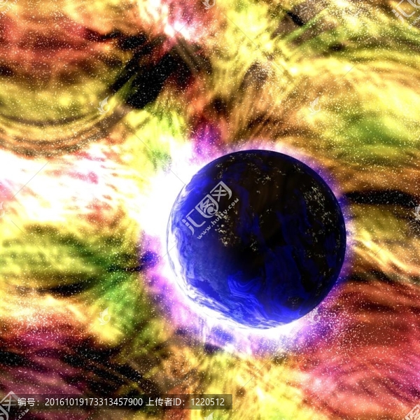 宇宙空間的星球