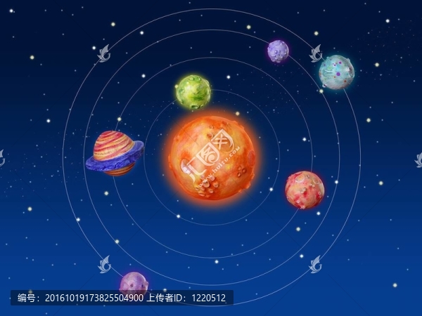 宇宙行星幻想手工宇宙