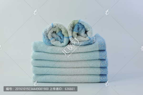 毛巾擺拍