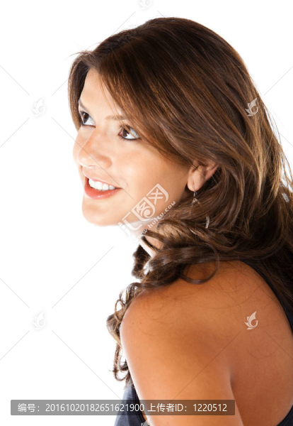 善解人意的女人微笑