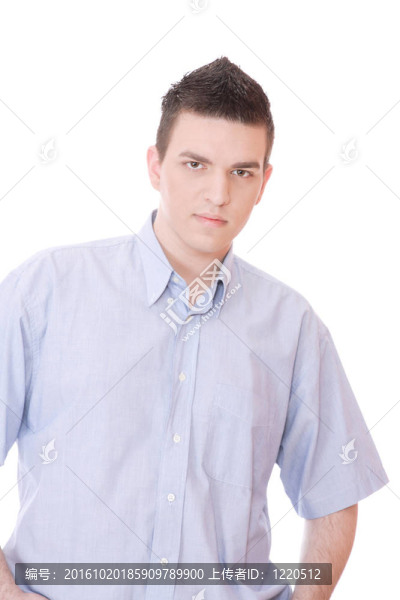 年輕的隨便的人
