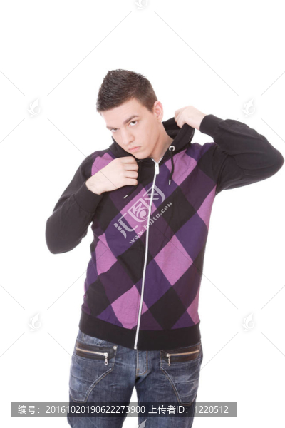 年輕的隨便的人