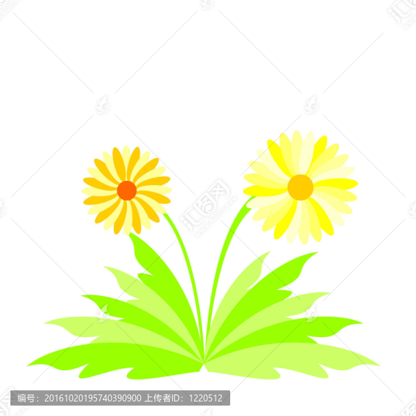 說明春天的花朵