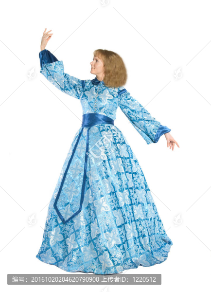 在fancydress女人