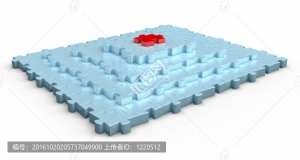 不同的拼圖