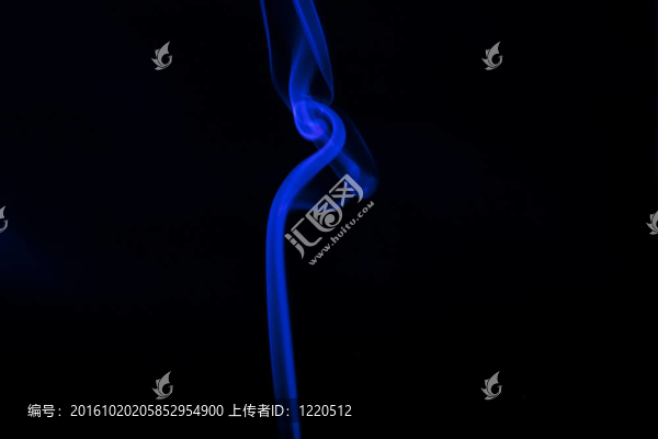 藍色的煙霧