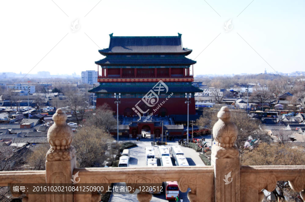 北京官方城市鼓樓
