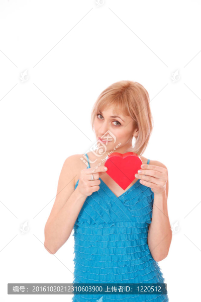 美麗的女人與心的禮物