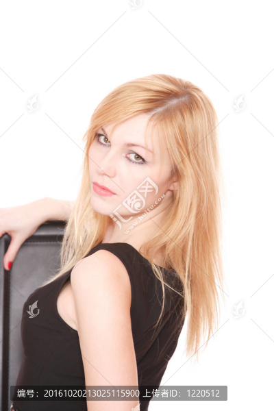 一個(gè)清新可愛的女人的畫像