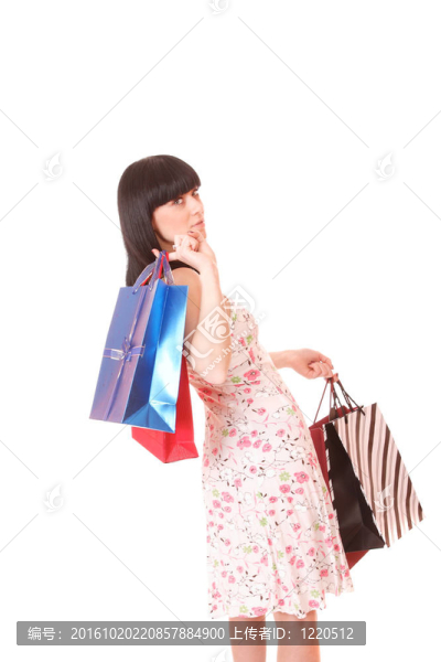 購物性感的女人