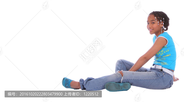 2歲的美國黑人女孩