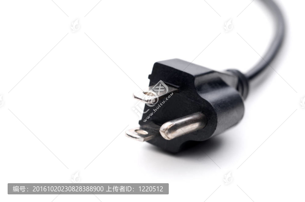 黑色的電源線