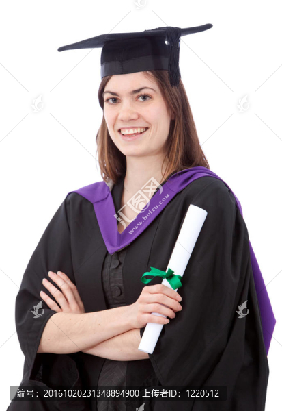 畢業(yè)的女人肖像