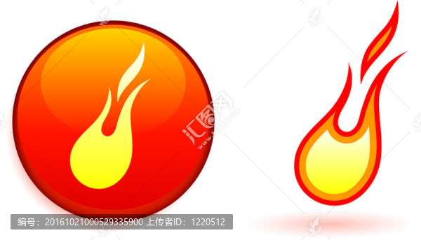 火焰和火的設(shè)計元素