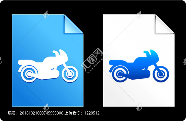 紙上摩托車