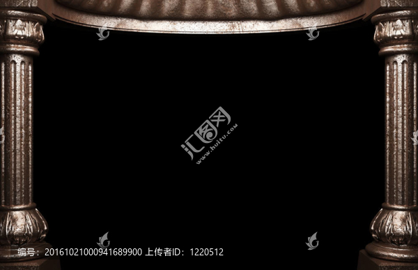 青銅柱拱