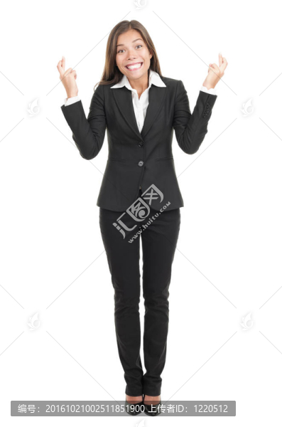 商人手指交叉