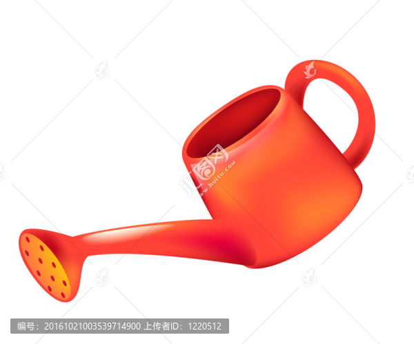 紅色的噴壺