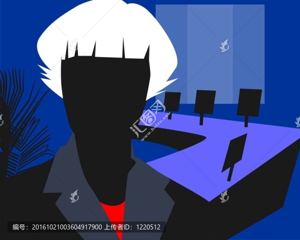 女士在辦公室