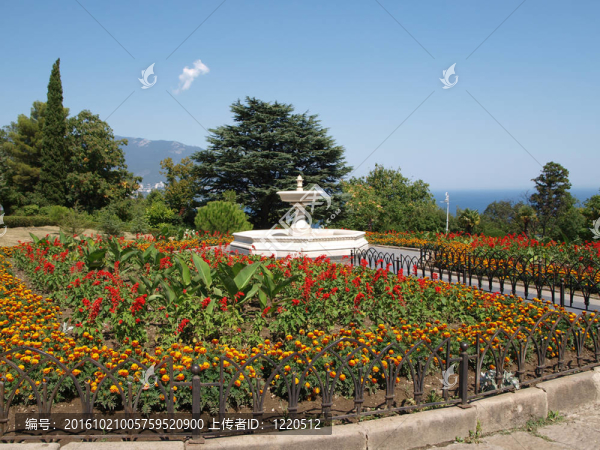 公園里的噴泉