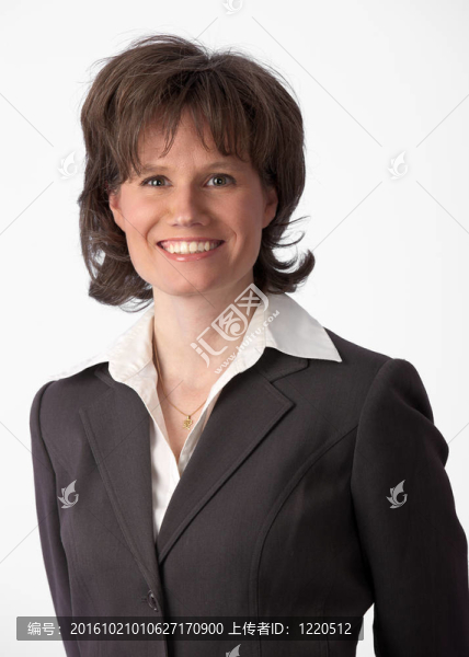 美麗快樂的女商人
