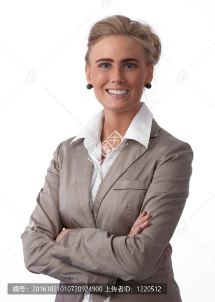 年輕漂亮的女商人